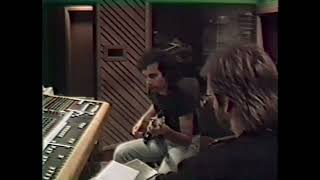 Joe Satriani and John Cuniberti Recording at Fantasy Studios 1989