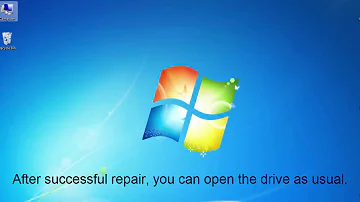 How to repair flash drive RAW file system?