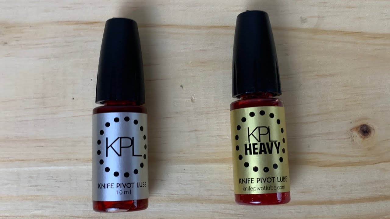 Knife Pivot Lube & Knife Pivot Lube Heavy Review YouTube