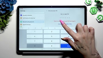 HUAWEI MatePad 11.5 (2025) – Schermvergrendeling instellen