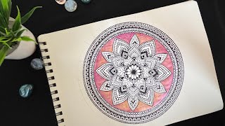 Mandala Art | Simple mandala drawing for beginners | Mandala art ideas