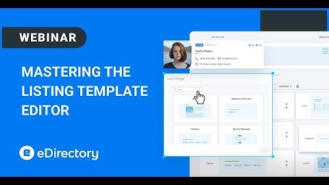 Webinar: Mastering the Listing Template Editor