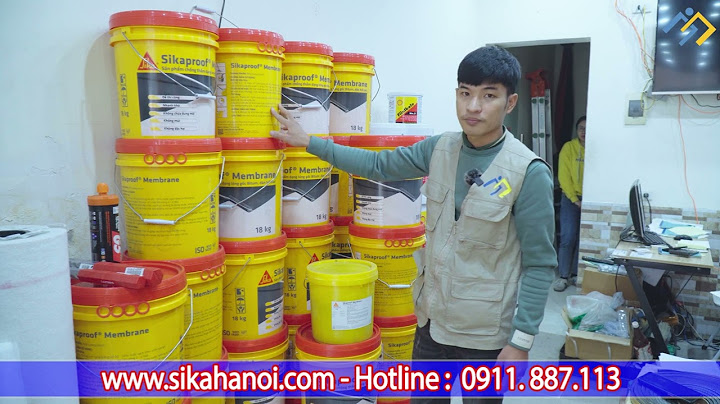 Quy trình chống thấm sika membrane bao nhiêu kg m2 năm 2024