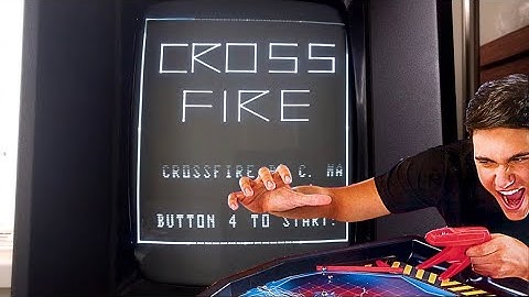 Vectrex version of the Cross Fire game