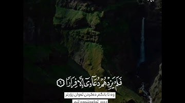 تلاوة عطرة من سورة نوح - إِنَّا أَرْسَلْنَا نُوحًا إِلَىٰ قَوْمِهِ أَنْ أَنذِرْ قَوْمَكَ 🌿💚