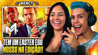 M4RKIM ft. HENRIQUE MENDONÇA e DAARUI: Michael, Franklin & Trevor (GTA - 𝐕) | [Casal Jounin React] 🔥