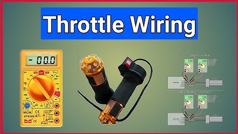 48V E - Rickshaw Throttle Wirring