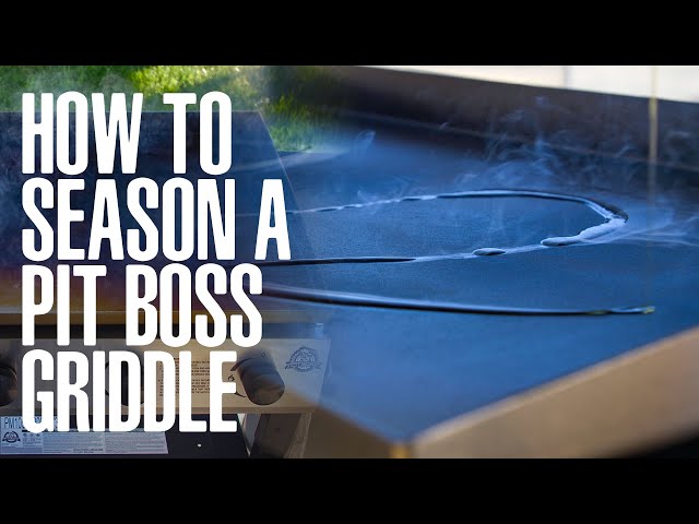 HOW TO SEASON YOUR NEW FLAT TOP GRIDDLE GRILL (THE RIGHT WAY)! PIT