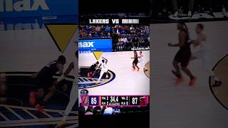 PART 1 - First Basket Wins…👀 Wild Ending Lakers vs Miami #nba #shorts
