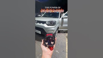 BOLTRON Headlight Projector installed in Maruti S-Presso for Superb Light Performance.