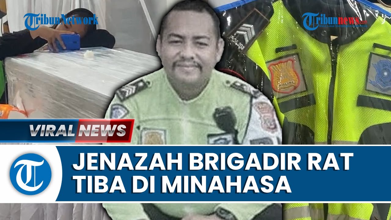 Tangis Keluarga saat Jenazah Polisi Manado Brigadir Ridhal Tiba di ...