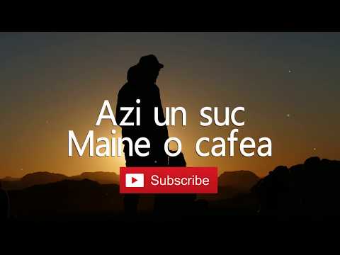 Copilul de Aur - Azi un suc si o cafea (KARAOKE ♫ VERSURI)