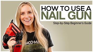 How To SAFELY Use A Nail Gun  | DIY 101