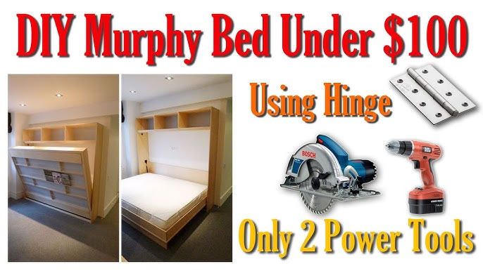 VEVOR DIY Murphy Bed Hardware Kit Vertical Mounting Wall Bed Springs  Mechanism Heavy Duty Bed Support Hardware DIY Kit for King Queen Bed  (Vertical) 