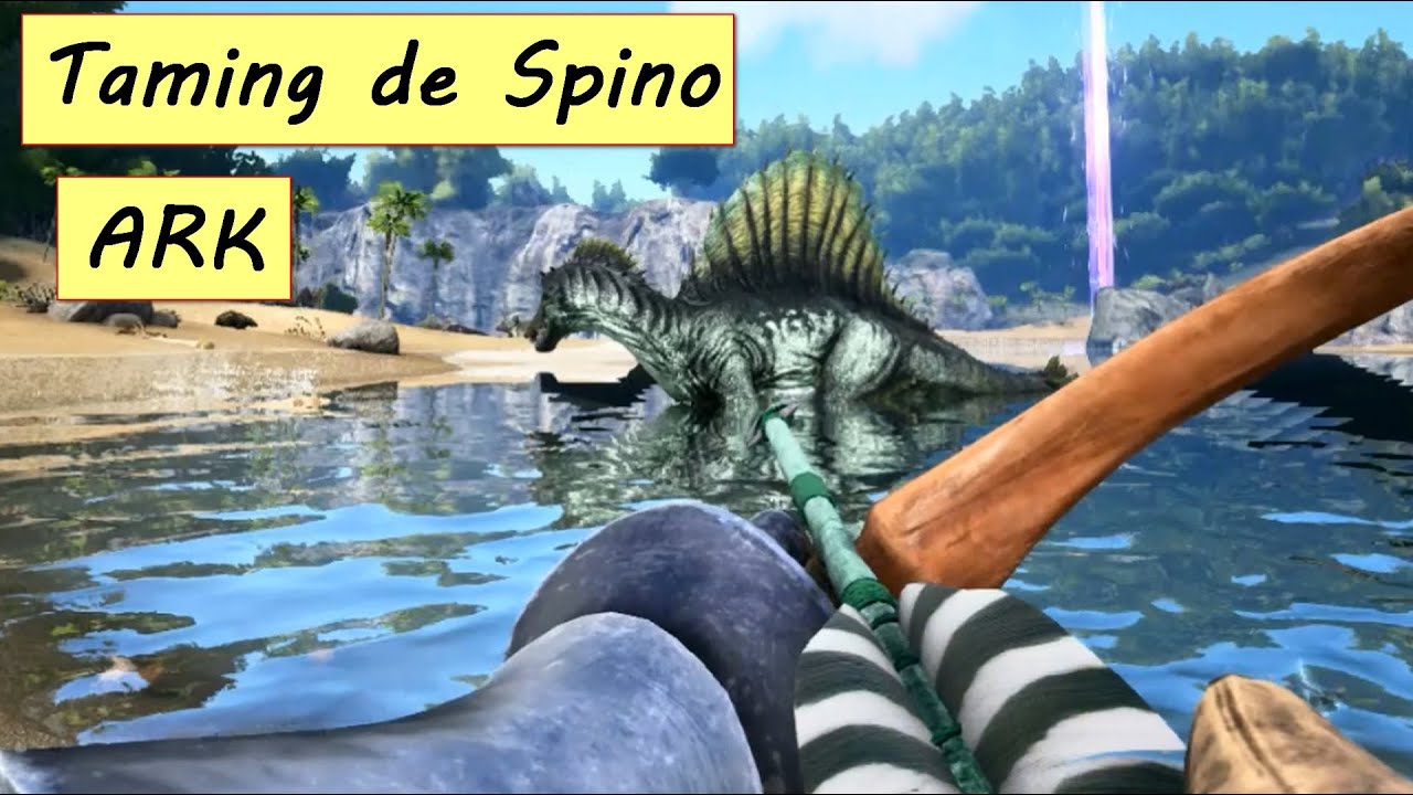ARK SURVIVAL EVOLVED Taming Spino et Bronto HD 1080p FR YouTube