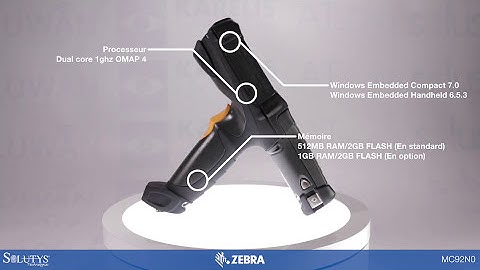 Terminal codes barres industriel Zebra MC92N0