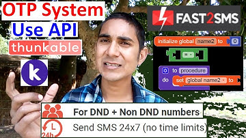 Otp system using fast2sms on Thunkable, Kodular, appybuilder. Get temlapate id fast2sms ?
