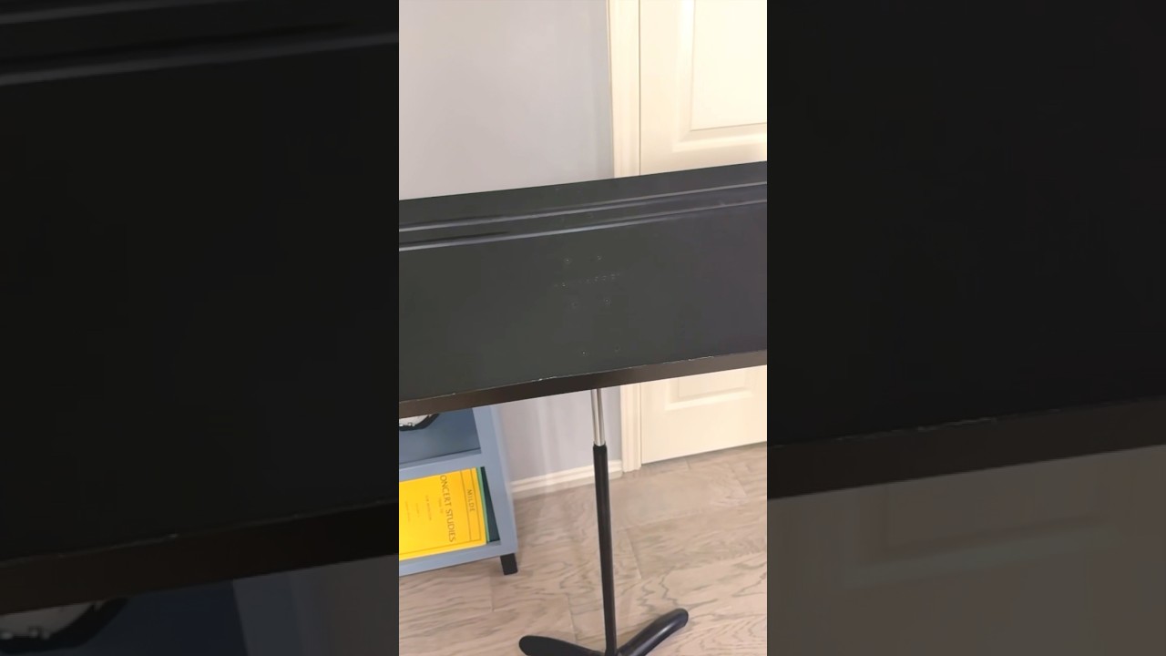 this music stand is W I D E 😳