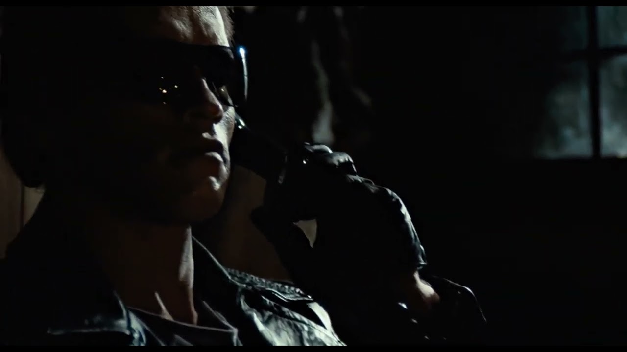 Terminator Scène où Sarah Connor téléphone à sa mère, ignorant que c'est en fait T800 au bout du fil