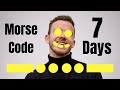 Learning Morse Code In 7 Days - Self Experiment (5 WPM)