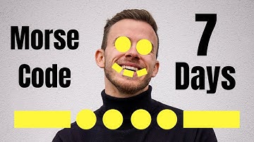 Learning Morse Code In 7 Days - Self Experiment (5 WPM)