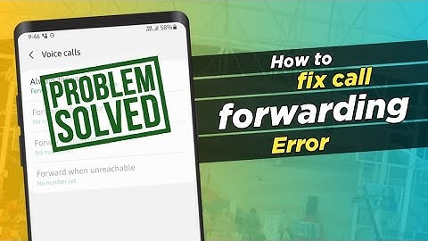 Call settings error unexpected response from network | Call forwarding kaise kare 2022