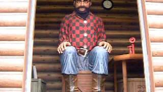 Paul Bunyan knows your name at Paul Bunyan Land