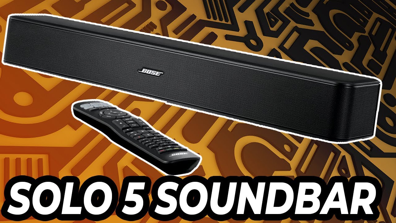 Bose Solo 5 Soundbar Unboxing And Sound Test