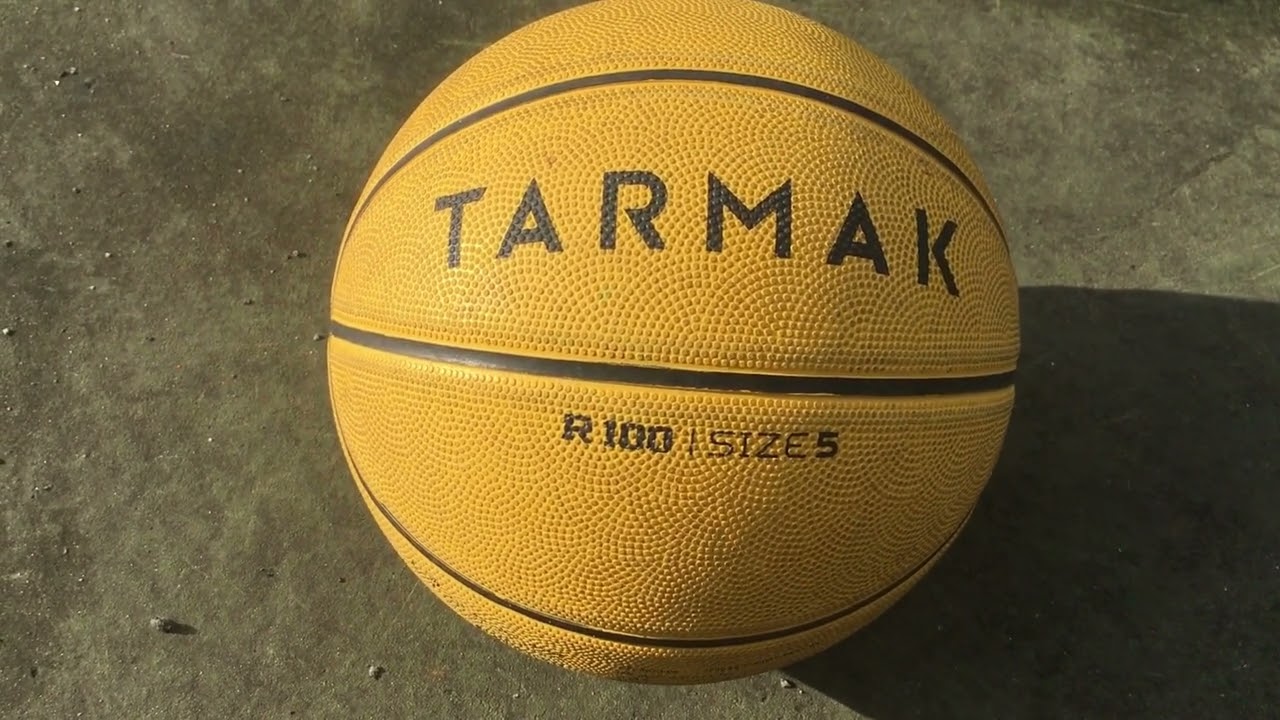 Bola de Basquetebol Tamanho 5 Criança Principiante até 10 Anos R100  Amarelo. TARMAK - Decathlon