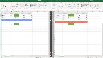 How to compare two Excel sheets by key columns