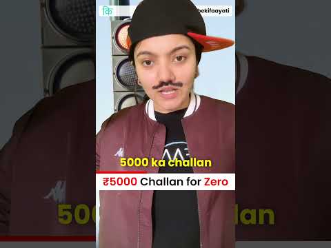 5000 Challan Reduced to Zero