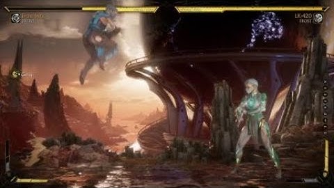 MK11 custom Frost:bomb/dd3: anti-roll amplified spin midscreen into combo