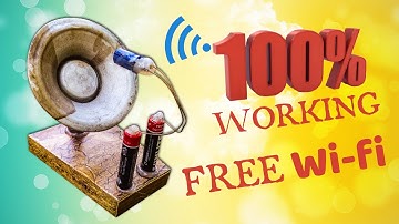 how to make free pencil battery Wi-Fi internet easy at home ।। Inventor 24