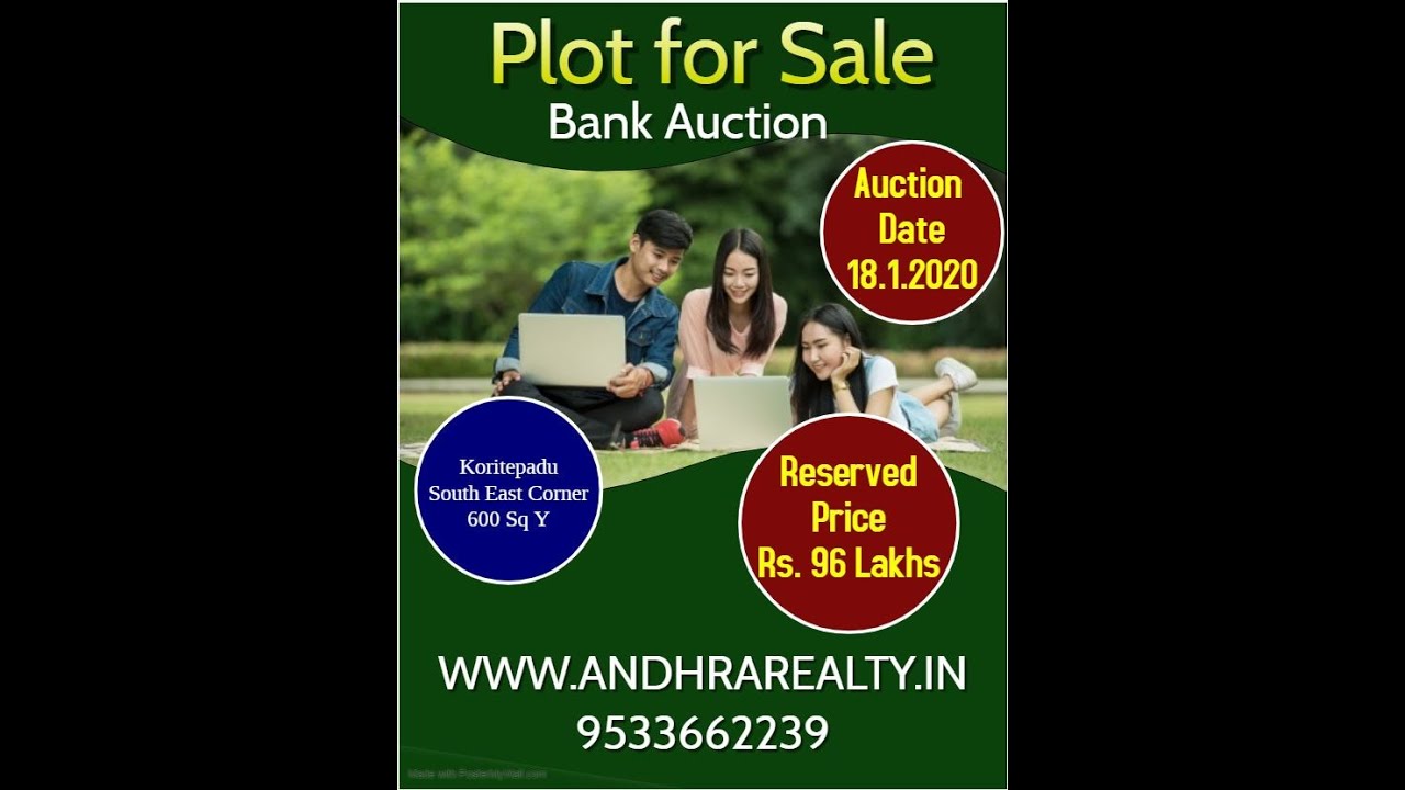 Open Plot for Sale in Guntur, Koritepadu, South East Corner Bit YouTube