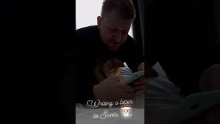 Writing a letter to Santa with @cocoluna_cats 🎅🏻 #short #shortvideo #cute  #catsofinstagram #reels