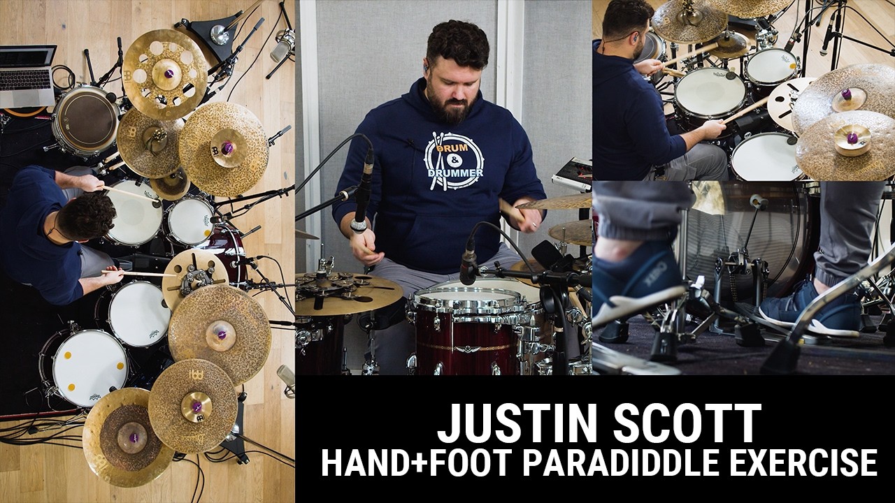 Meinl Cymbals - Justin Scott - Hand+Foot Paradiddle Exercise