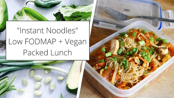 "Instant" Noodles packed Lunch Recipe 💚 Vegan & Low FODMAP