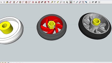 Sketchup Car 9 Wheel Intro