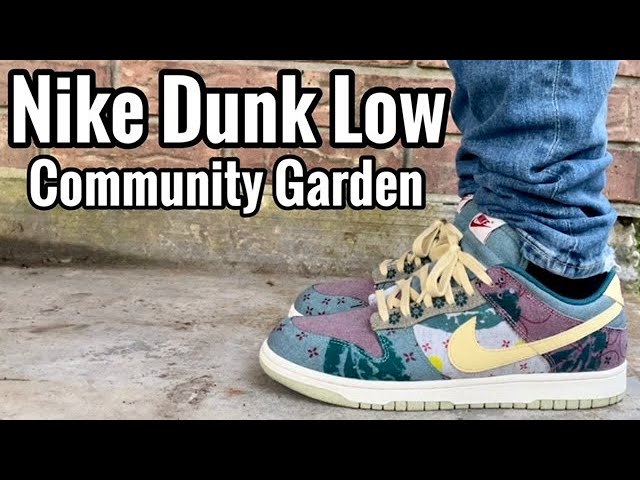 nike dunk low community garden