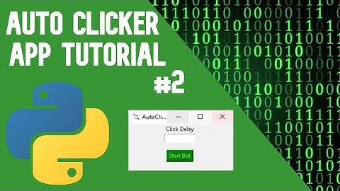 Python Tutorial: Create an Auto Clicker App #2 | Python script to Executable
