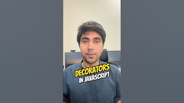 Decorators In Javascript with Example #programming #coding #javascript