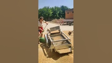 Vibrating screen grain cleaning screen grain screening machine