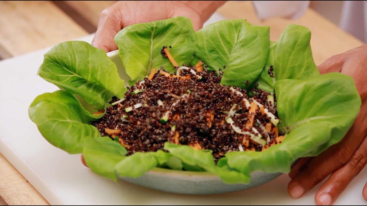 Quinoa negra con coco