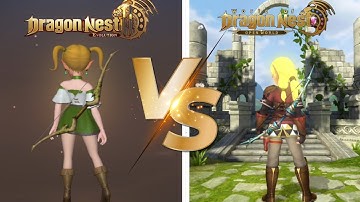 World of Dragon Nest | 🔥VS🔥| Dragon Nest 2 Evolution | Comparison  Which is  Best For Mobile MMORPG