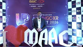 Mr. Amit Dua at Uttar Pradesh AI & AVGC-XR Summit 2026 | Inspiring Future Creators | MAAC Lucknow