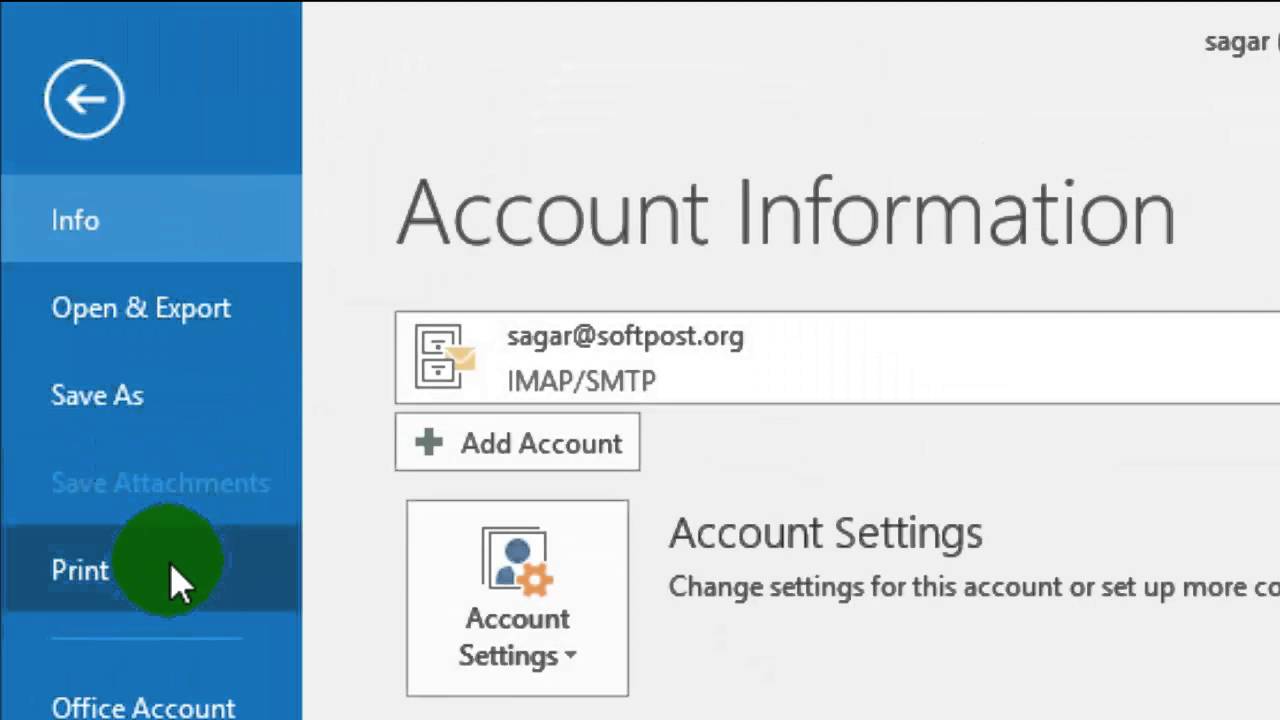 How To Find Pst Folder Path In Outlook YouTube How To Find Pst Folder Path In Outlook YouTube