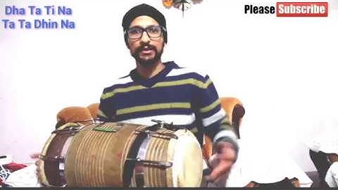 How To Play Dholak Lesson#6(Recreated) |Slow Kherwa Thapki Patterns|Learn Dholak Online