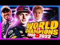 Formula 1 World Champions (1950 - 2022 F1 Championship Winners)
