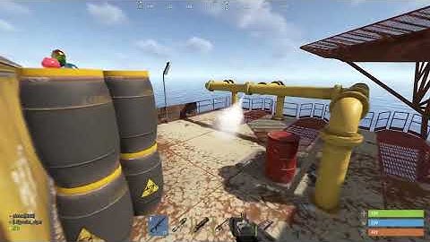 Rust | Oil Rig Locked Crate Loot | Outpost Base #hapiswipe