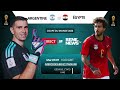 EN DIRECT : ARGENTINE 🇦🇷 vs ÉGYPTE 🇪🇬 EN LIVE, LIONEL MESSI FACE À MOHAMED SALAH AU SOMMET